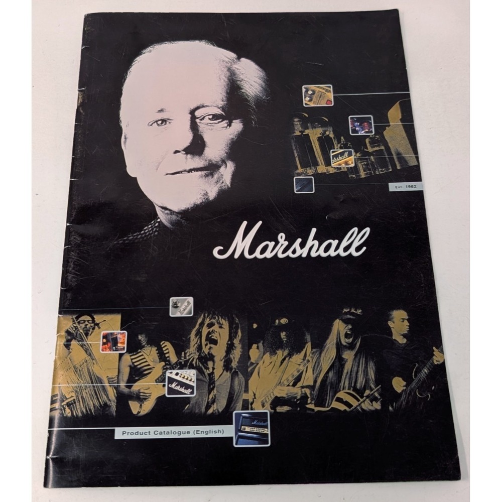 2001 Marshall Amplifiers Catalog Book Electric Music Gear Catalogue